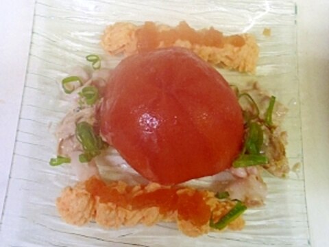 トマトで包んだ魚介のファルシ